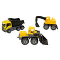 Plasto Yellow Construction Set Large Pack of 3