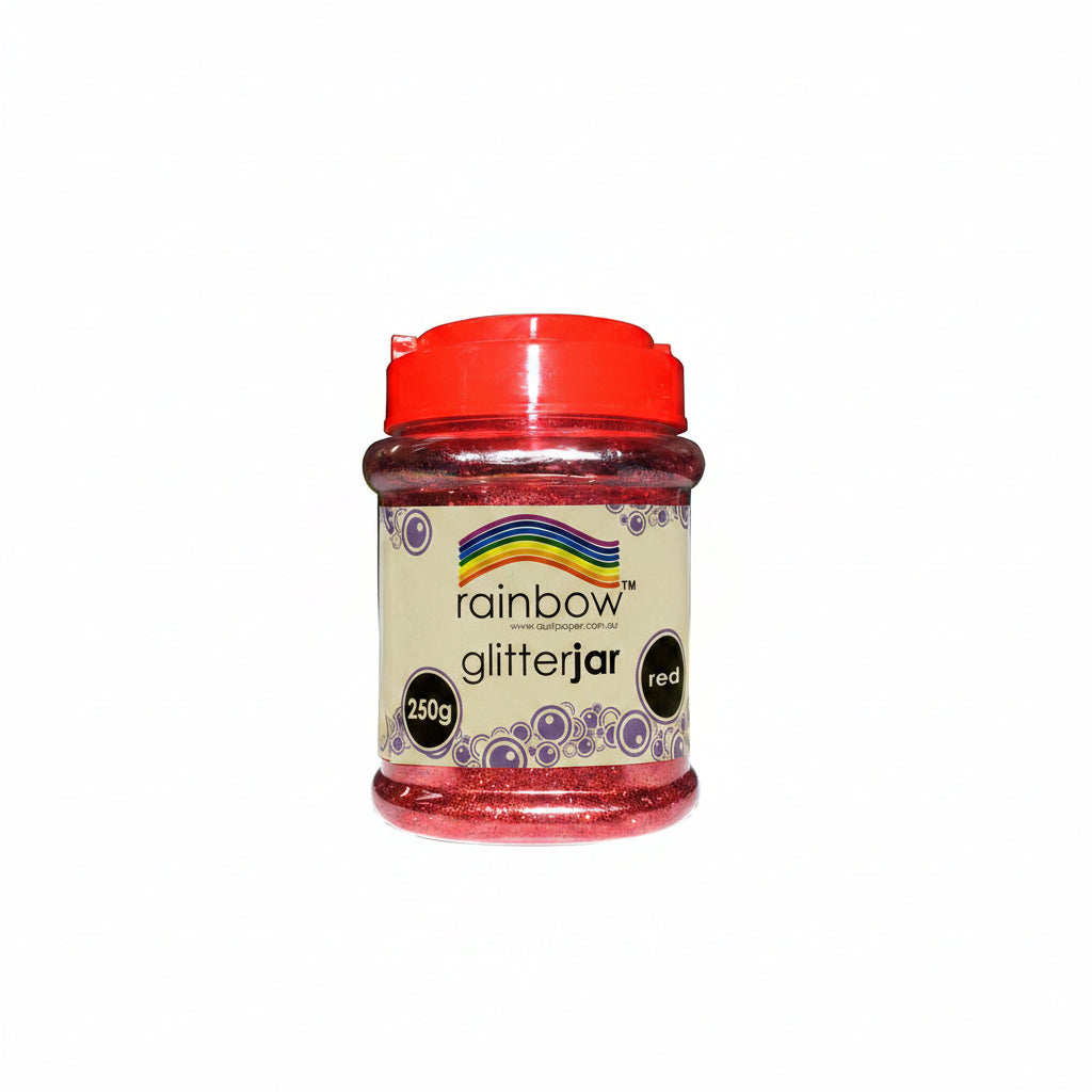 Glitter Jar - Red 250g