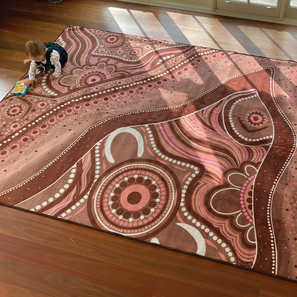 Aboriginal Art Desert Dreaming Rug