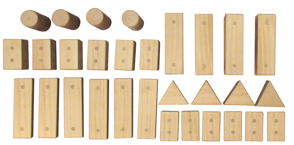Magnetic Wooden Blocks