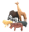African Animals - wooden 6 Pc set