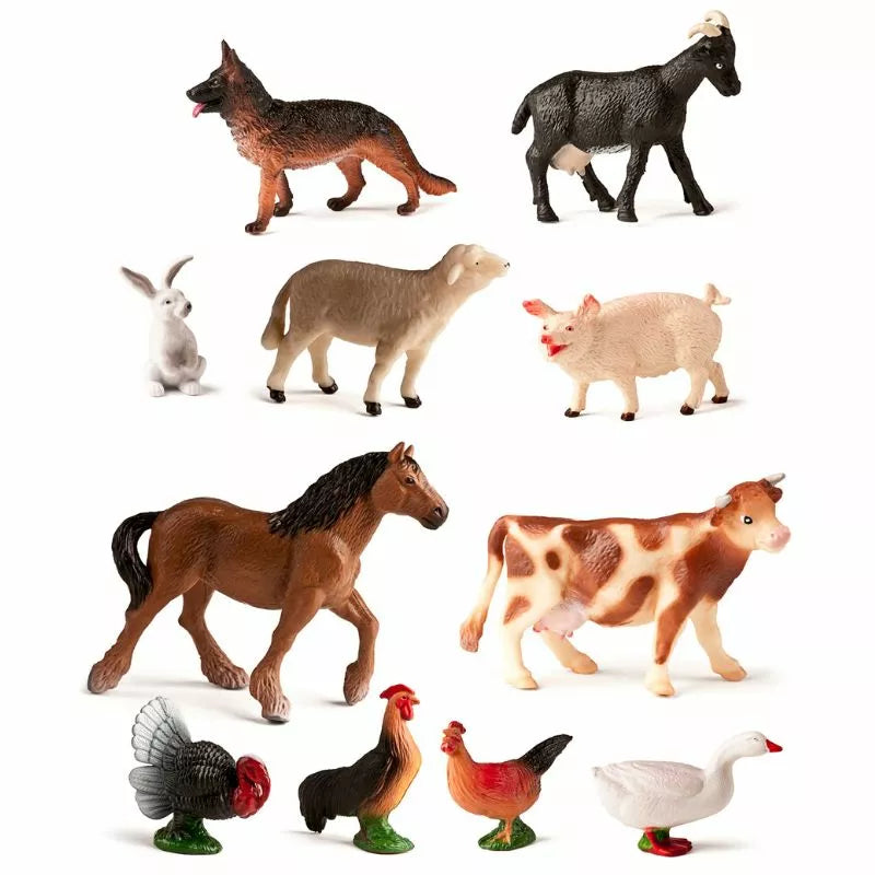 Miniland Farm Animals Set of 11