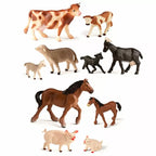 Miniland Farm Animals with Babies Set of 10
