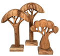 African Trees Natural - 3pc