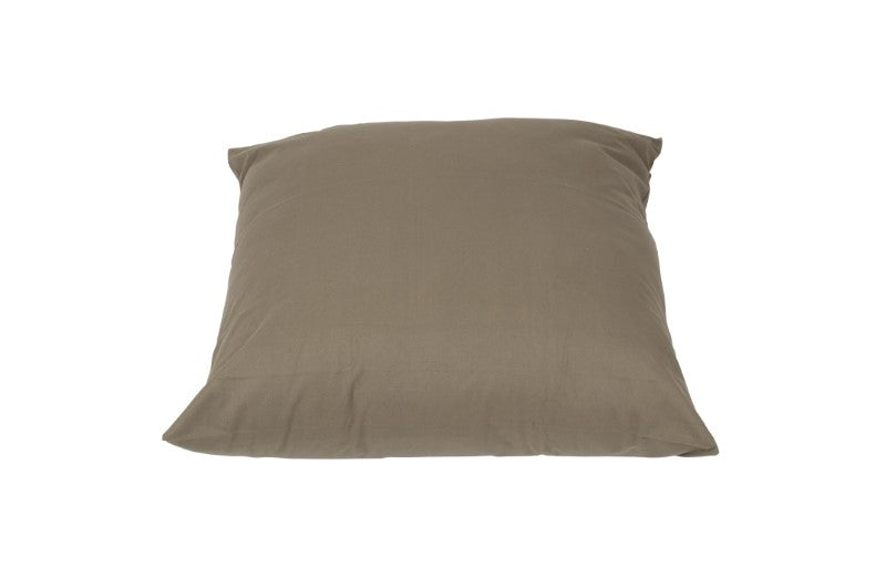 Indoor Jumbo Canvas Cushion Cover and Insert - Khaki