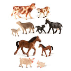 Farm Animals with Babies Set of 10