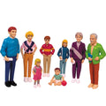 Miniland Figures Caucasian Family 8 Pcs