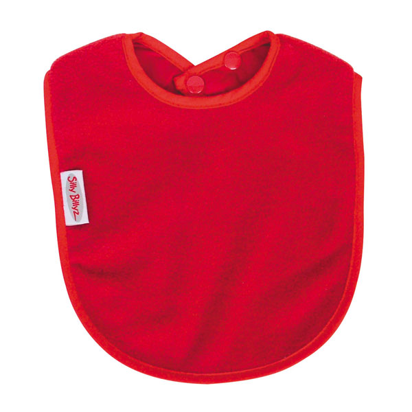 Silly Billyz Large Bib Fleece Red
