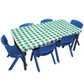 Table Cloth 120 X 60 cm Gingham Rectangle Green