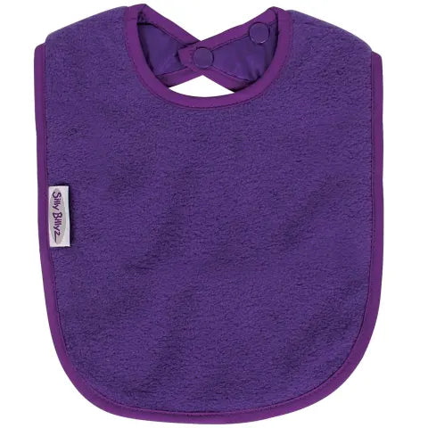 Silly Billyz Large Bib Fleece Purple