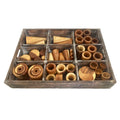 Loose Parts Tray Naturals 72 Pieces