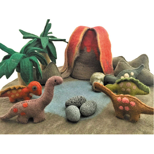 Felt Dinosaur Play Set of 27