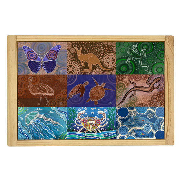 Aboriginal Art Animals Memory Game
