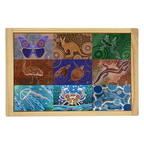 Aboriginal Art Animals Memory Game