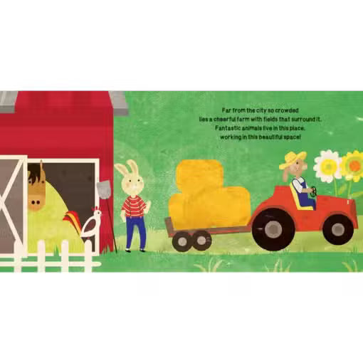The Farm Educational Fun Book & Giant Puzzle 30pcs