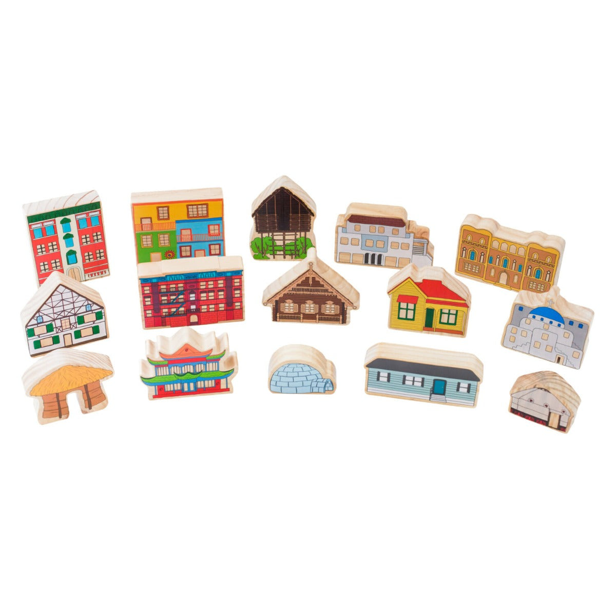 Homes Around the World  Set of 15