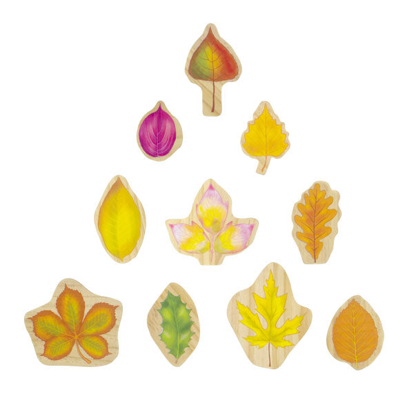 Stacking Leaves Set of 10