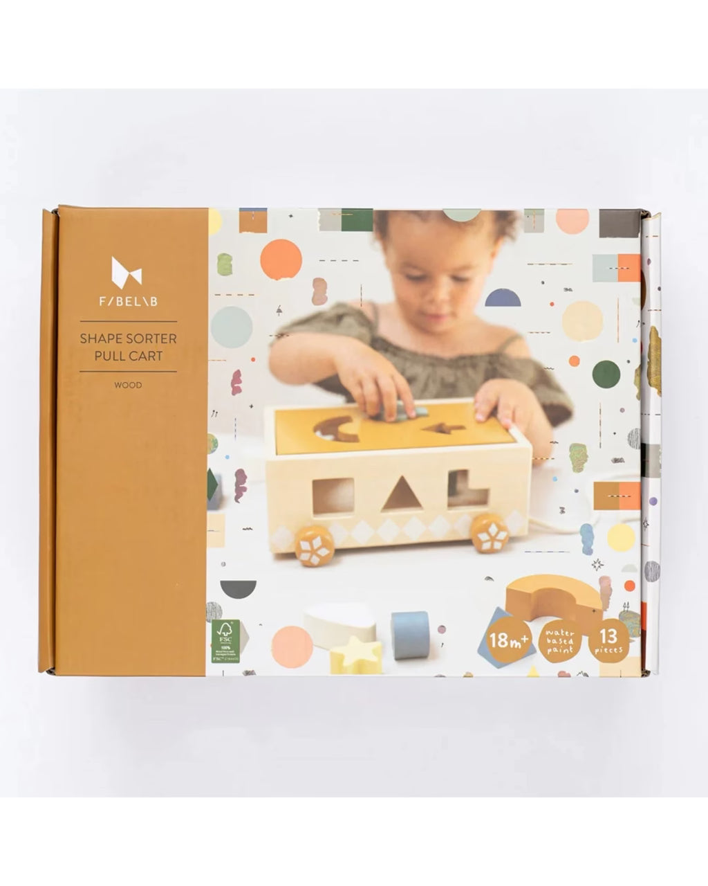 Shape Sorter Pull Cart 24cm
