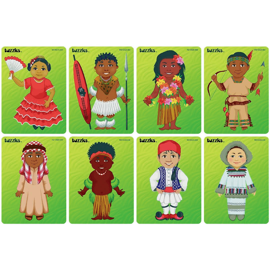 Children of the World Puzzles Set 2 Set of 8