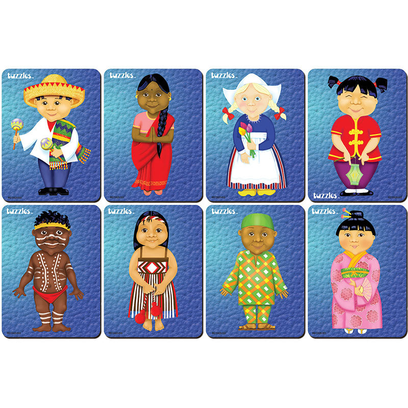 Children of the World Puzzles Set of 8