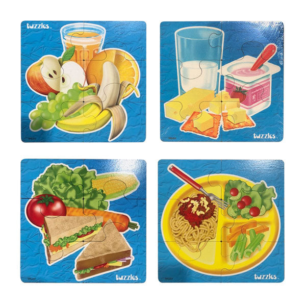 Daily Food Puzzles 4 Piece Set of 4
