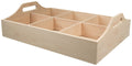 Wooden Tray with Compartments